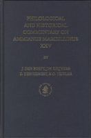 Philological and historical commentary on Ammianus Marcellinus XXV