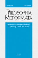Philosophia reformata orgaan van de Vereniging voor Calvinistische Wijsbegeerte.