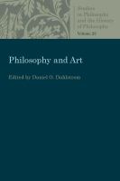 Philosophy and art /