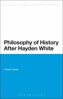 Philosophy of history after Hayden White
