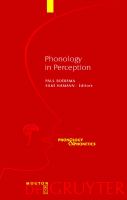 Phonology in perception