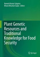 Plant Genetic Resources and Traditional Knowledge for Food Security