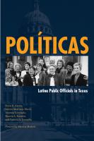 Políticas : Latina public officials in Texas /