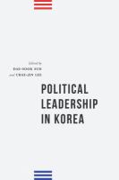 Political leadership in Korea /