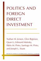 Politics and foreign direct investment /