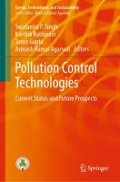 Pollution Control Technologies Current Status and Future Prospects /