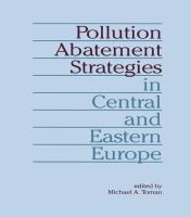 Pollution abatement strategies in Central and Eastern Europe