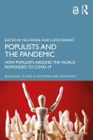 Populists and the pandemic how populists around the world responded to COVID-19 /