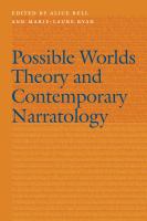 Possible worlds theory and contemporary narratology /