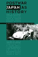 Postwar Japan as history