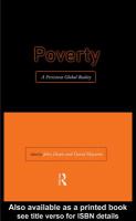 Poverty a persistent global reality /