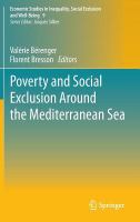 Poverty and Social Exclusion around the Mediterranean Sea