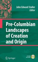 Pre-Columbian landscapes of creation and origin