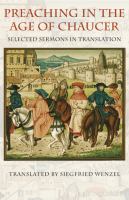 Preaching in the age of Chaucer : selected sermons in translation /