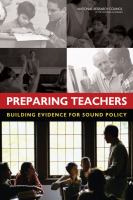 Preparing teachers building evidence for sound policy.