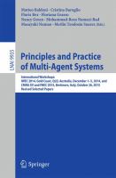 Principles and Practice of Multi-Agent Systems International Workshops: IWEC 2014, Gold Coast, QLD, Australia, December 1-5, 2014, and CMNA XV and IWEC 2015, Bertinoro, Italy, October 26, 2015, Revised Selected Papers /