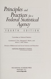 Principles and practices for a Federal statistical agency