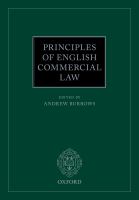 Principles of English commercial law
