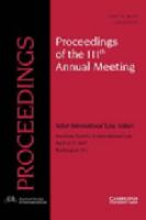 Proceedings of the ... Annual Meeting