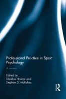 Professional practice in sport psychology a review /