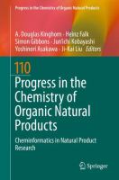 Progress in the Chemistry of Organic Natural Products 110 Cheminformatics in Natural Product Research /