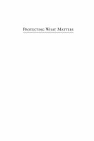 Protecting what matters : technology, security, and liberty since 9/11 /