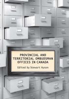 Provincial and territorial ombudsman offices in Canada /