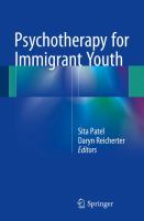 Psychotherapy for Immigrant Youth