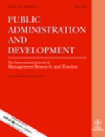 Public administration and development