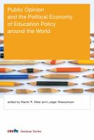 Public opinion and the political economy of education policy around the world