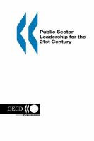 Public sector leadership for the 21st century