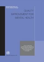 Quality improvement for mental health