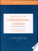 Quality of care for cardiopulmonary conditions a review of the literature and quality indicators /