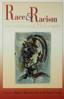 Race and racism in continental philosophy