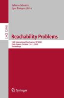 Reachability Problems 14th International Conference, RP 2020, Paris, France, October 19–21, 2020, Proceedings /