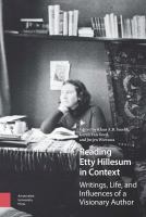 Reading Etty Hillesum in Context /