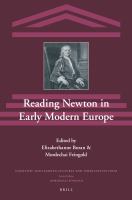 Reading Newton in early modern Europe