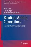 Reading-Writing Connections Towards Integrative Literacy Science /
