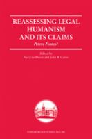 Reassessing legal humanism and its claims : petere fontes? /