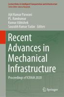 Recent Advances in Mechanical Infrastructure Proceedings of ICRAM 2020 /