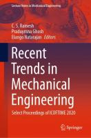 Recent Trends in Mechanical Engineering Select Proceedings of ICOFTIME 2020 /