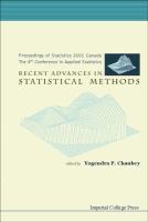 Recent advances in statistical methods proceedings of Statistics 2001 Canada, the 4th Conference in Applied Statistics : Montreal, Canada, 6-8 July 2001 /