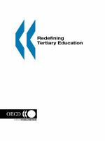 Redefining tertiary education
