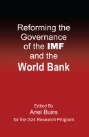 Reforming the governance of the IMF and the World Bank /