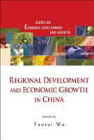 Regional development and economic growth in China