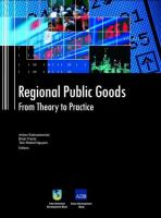 Regional public goods from theory to practice /