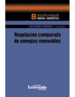 Regulación comparada de energías renovadas /