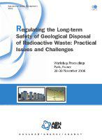 Regulating the long-term safety of geological disposal of radioactive waste practical issues and challenges : workshop proceedings, Paris, France, 28-30 November 2006.