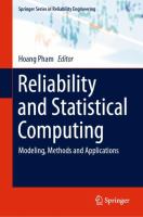 Reliability and Statistical Computing Modeling, Methods and Applications  /