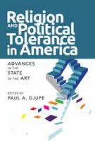 Religion and political tolerance in America : advances in the state of the art /